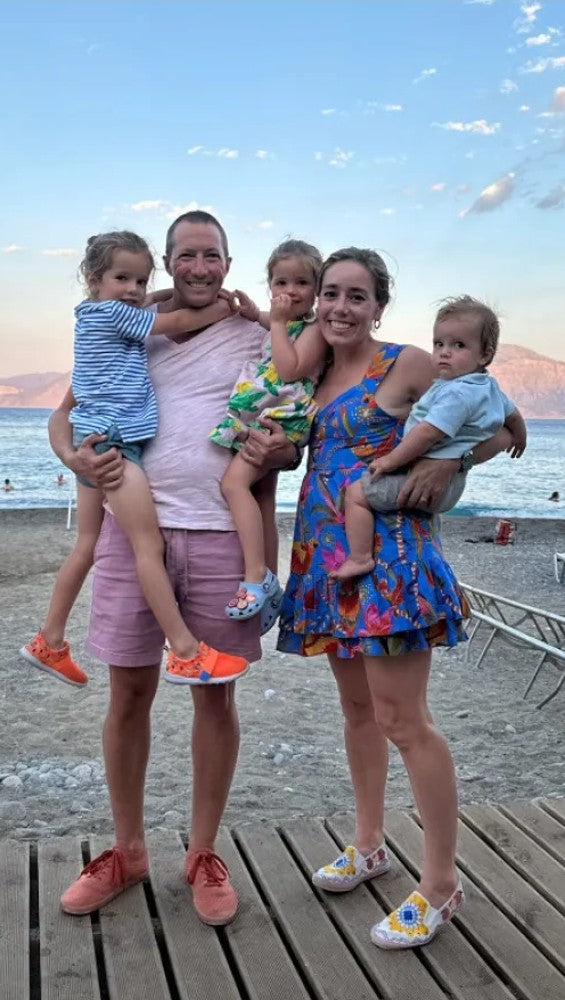 Max and Liz with their kids